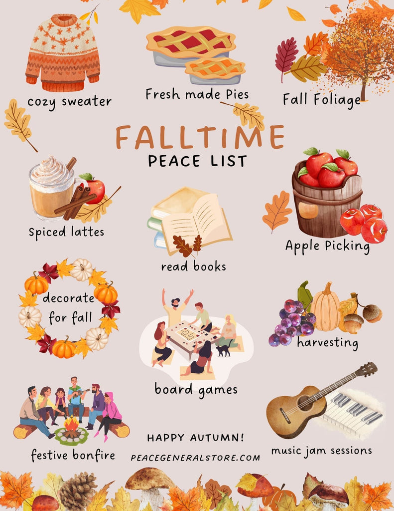 Celebrate Fall with our Inspirational Peace List!