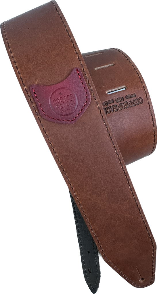 Copperpeace Homerun Guitar Strap Brown Leather – Peace General Store