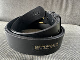 Copperpeace_Old_Style_PHAT_Guitar_Strap_-_Black_Leather_with_Brass_Buckle_Acoustic_Guitar_5