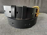 Copperpeace_Old_Style_PHAT_Guitar_Strap_-_Black_Leather_with_Brass_Buckle_Acoustic_Guitar_6