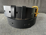 Copperpeace_Old_Style_PHAT_Guitar_Strap_-_Black_Leather_with_Brass_Buckle_Acoustic_Guitar_6