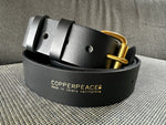 Copperpeace_Old_Style_PHAT_Guitar_Strap_-_Black_Leather_with_Brass_Buckle_Acoustic_Guitar_7