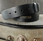 Copperpeace_Old_Style_PHAT_Guitar_Strap_-_Black_Leather_with_Brass_Buckle_Acoustic_Guitar_8