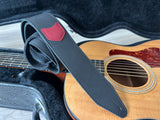 Copperpeace Homerun Guitar Strap Black Leather