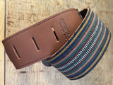 Guatemalan Hand Woven Leather Guitar Strap